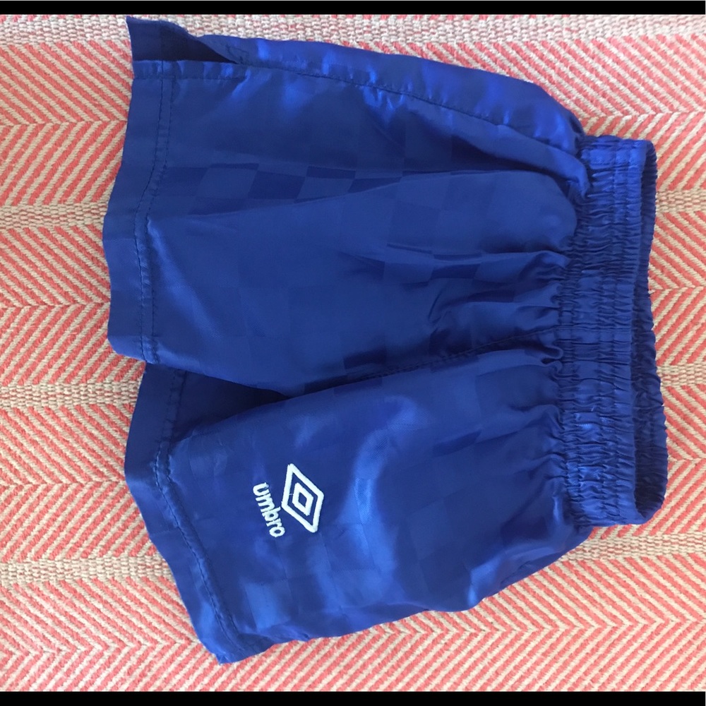 Blue Umbro soccer shorts size 3T